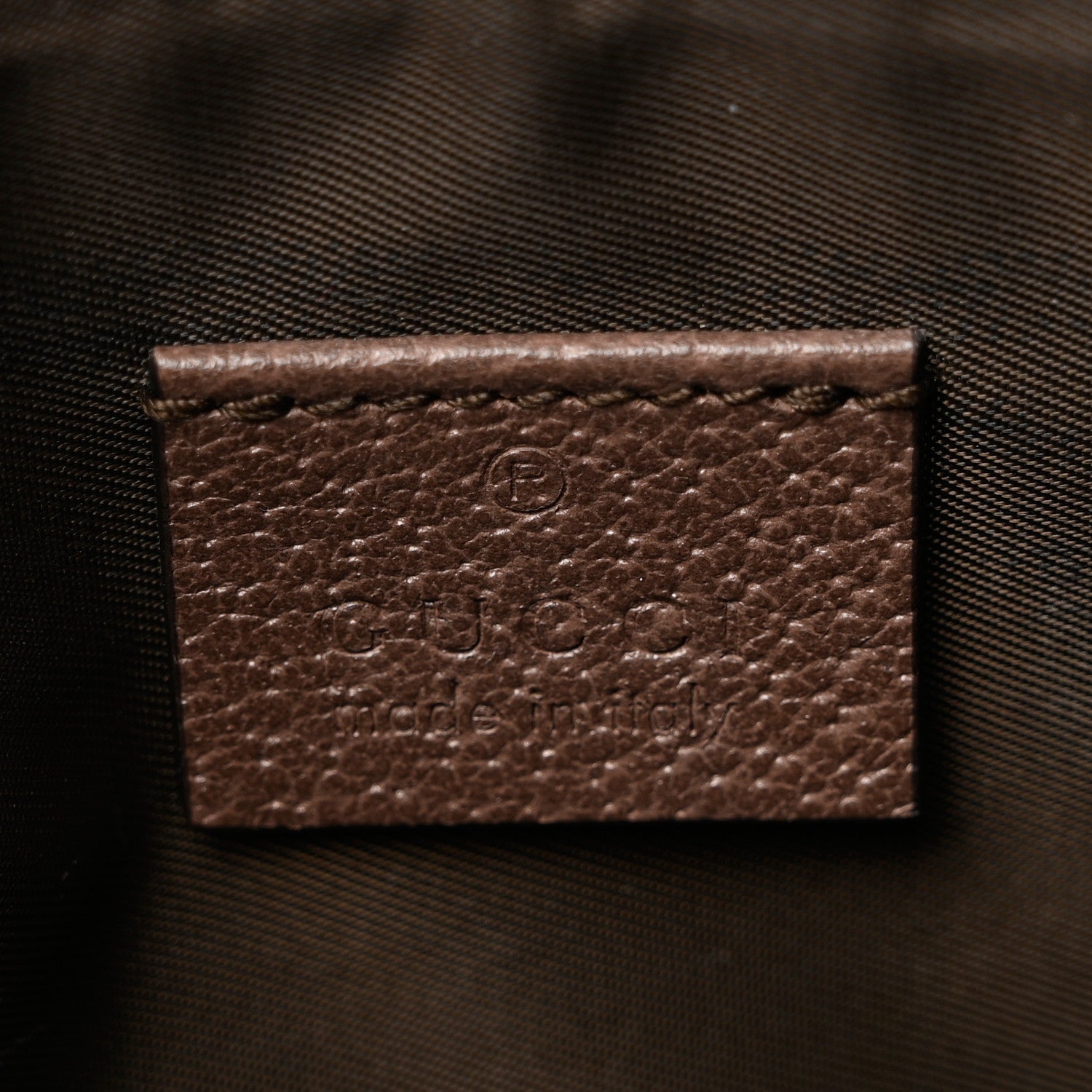 Gucci GG Supreme Monogram Textured Calfskin Web Medium Ophidia Cosmetic Case Beige Ebony New Acero 6 of 6
