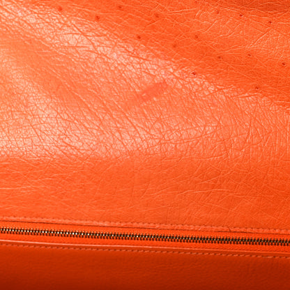 Hermes Ostrich Drag 32 Orange 14 of 20