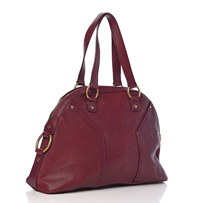 Saint Laurent Calfskin Large Muse Magenta 3 of 15