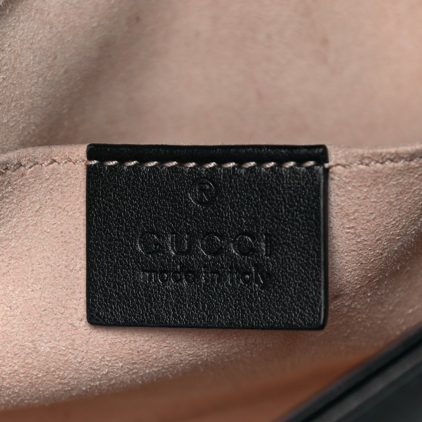 Calfskin Matelasse Mini GG Marmont Shoulder Bag Black