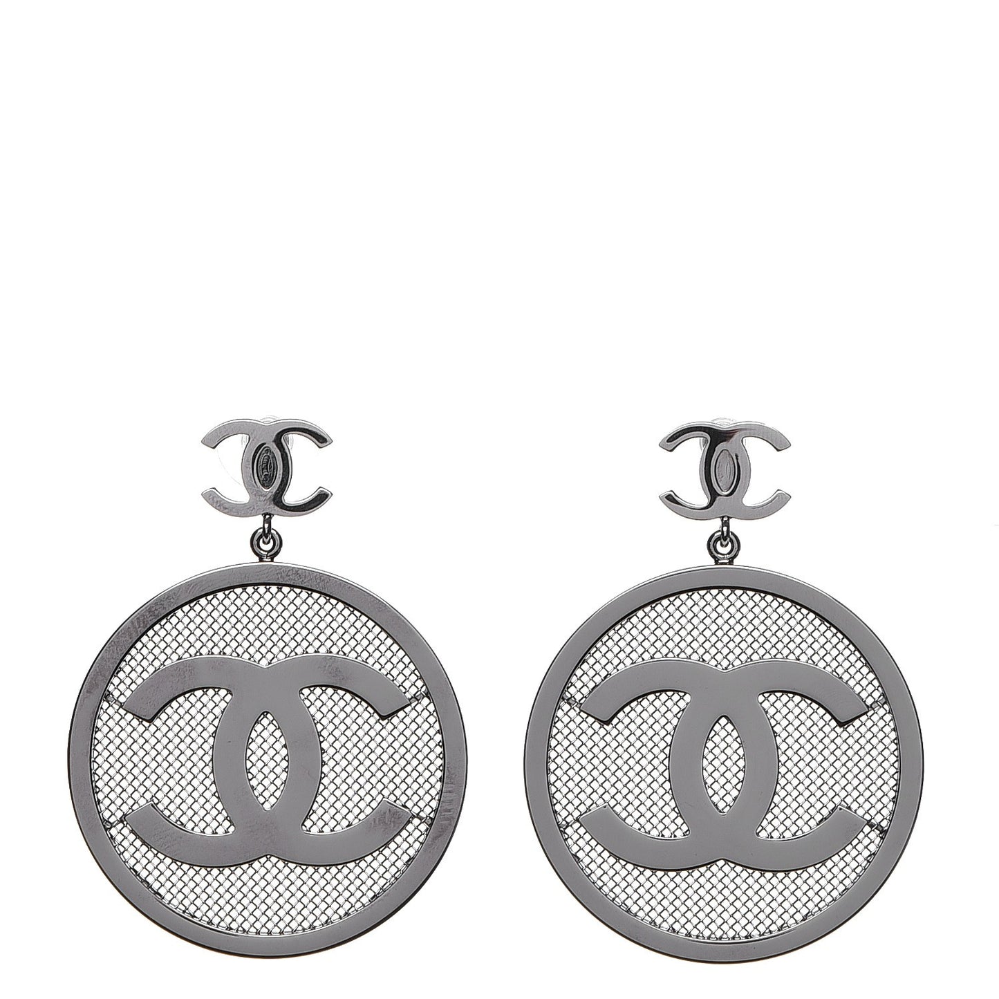 Ruthenium CC Drop Earrings