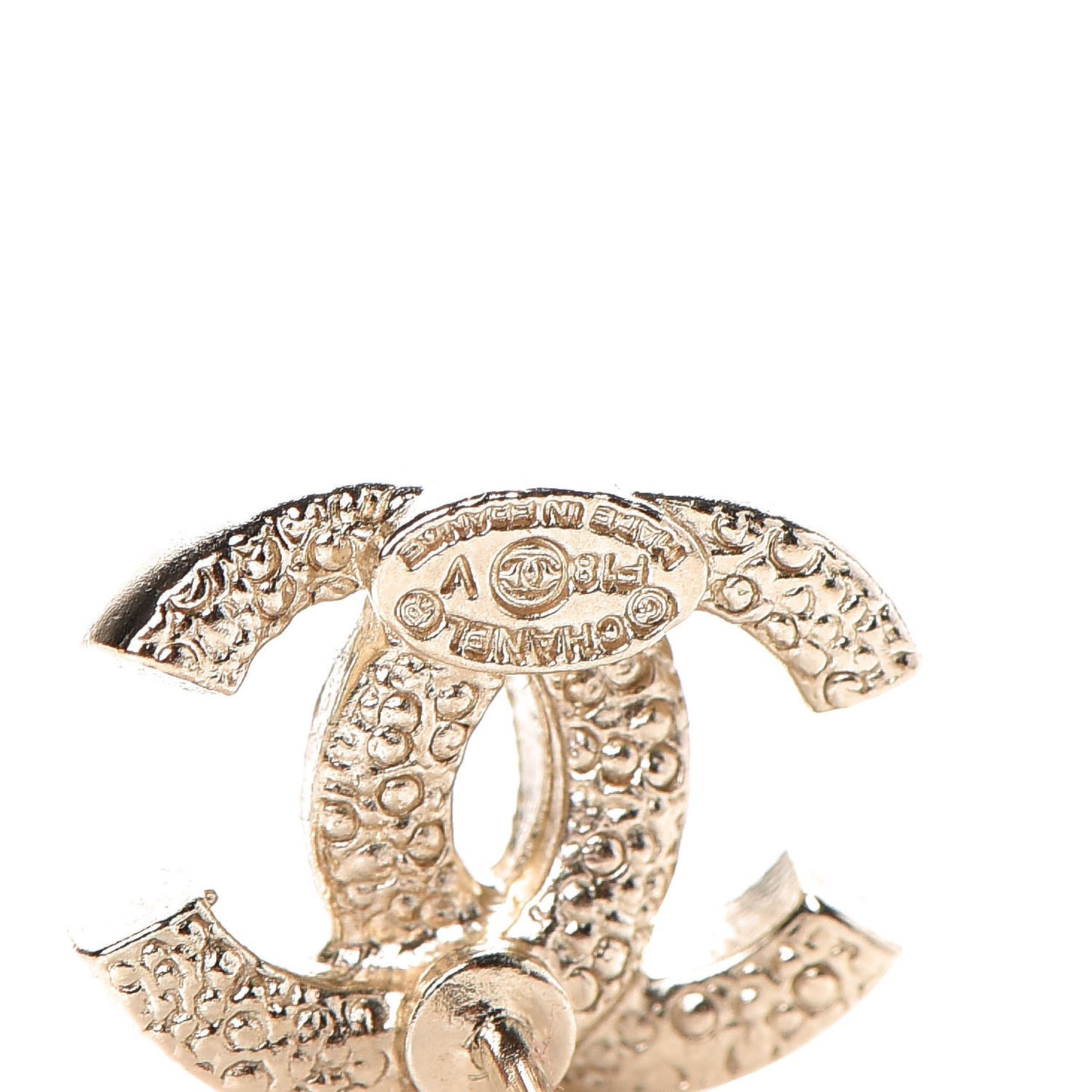 Crystal CC Earrings Gold