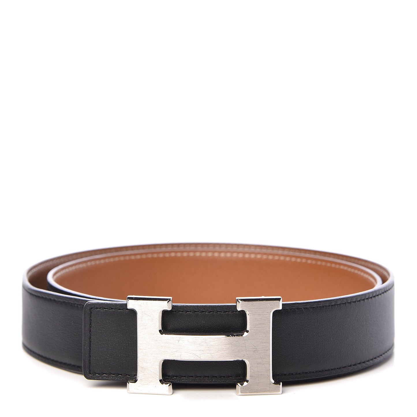 Swift Epsom 32mm H Belt 90 Black Gold