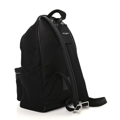 Saint Laurent Canvas SL Playing Cards City Backpack Black 2 of 8