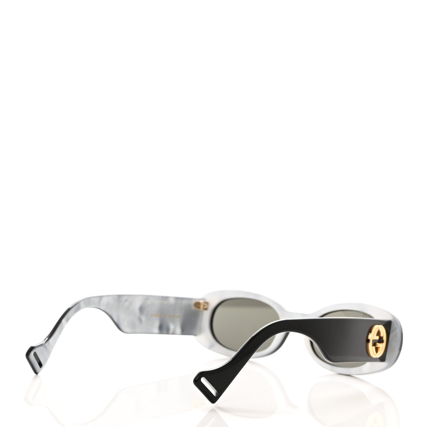 Acetate Oval Sunglasses GG0517S Black