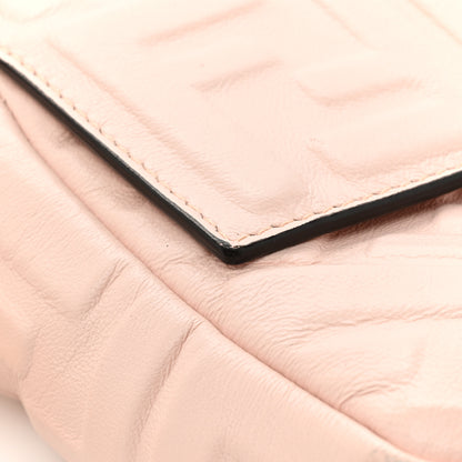 Fendi Nappa FF 1974 Embossed Baguette Rosa Quarzo 11 of 14