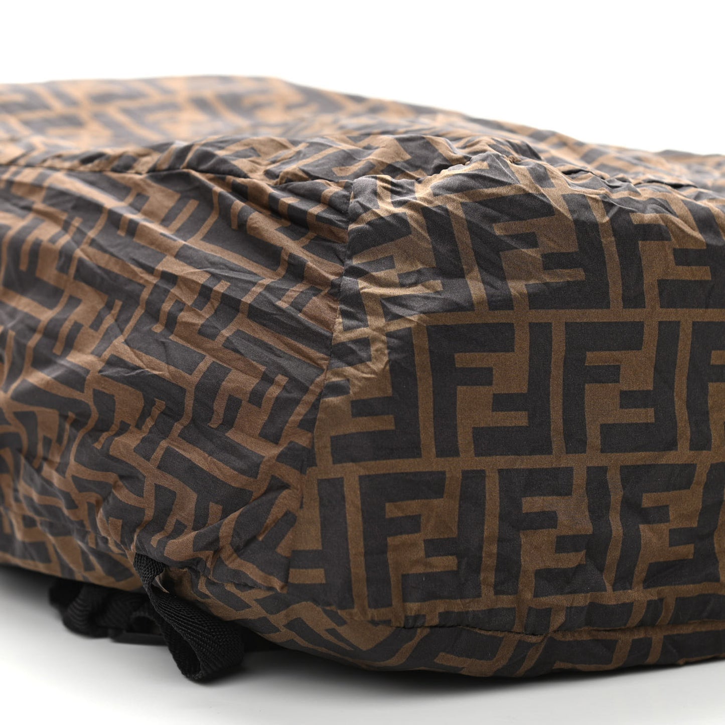 Calfskin FF 1974 Embossed Help Bag Maya Black