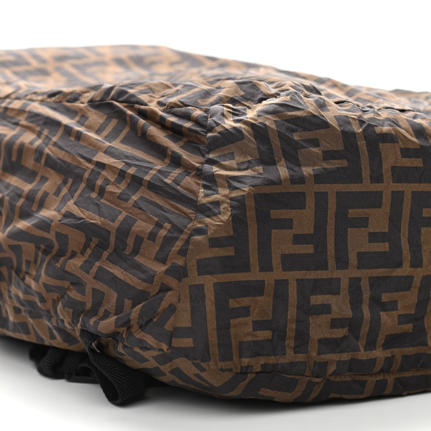 Fendi Calfskin FF 1974 Embossed Help Bag Maya Black 14 of 15