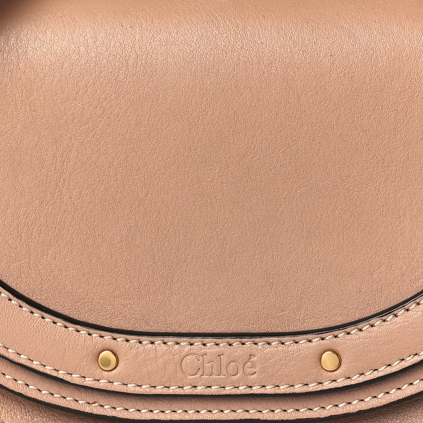 Calfskin Small Nile Bracelet Minaudiere Bag Biscotti Beige