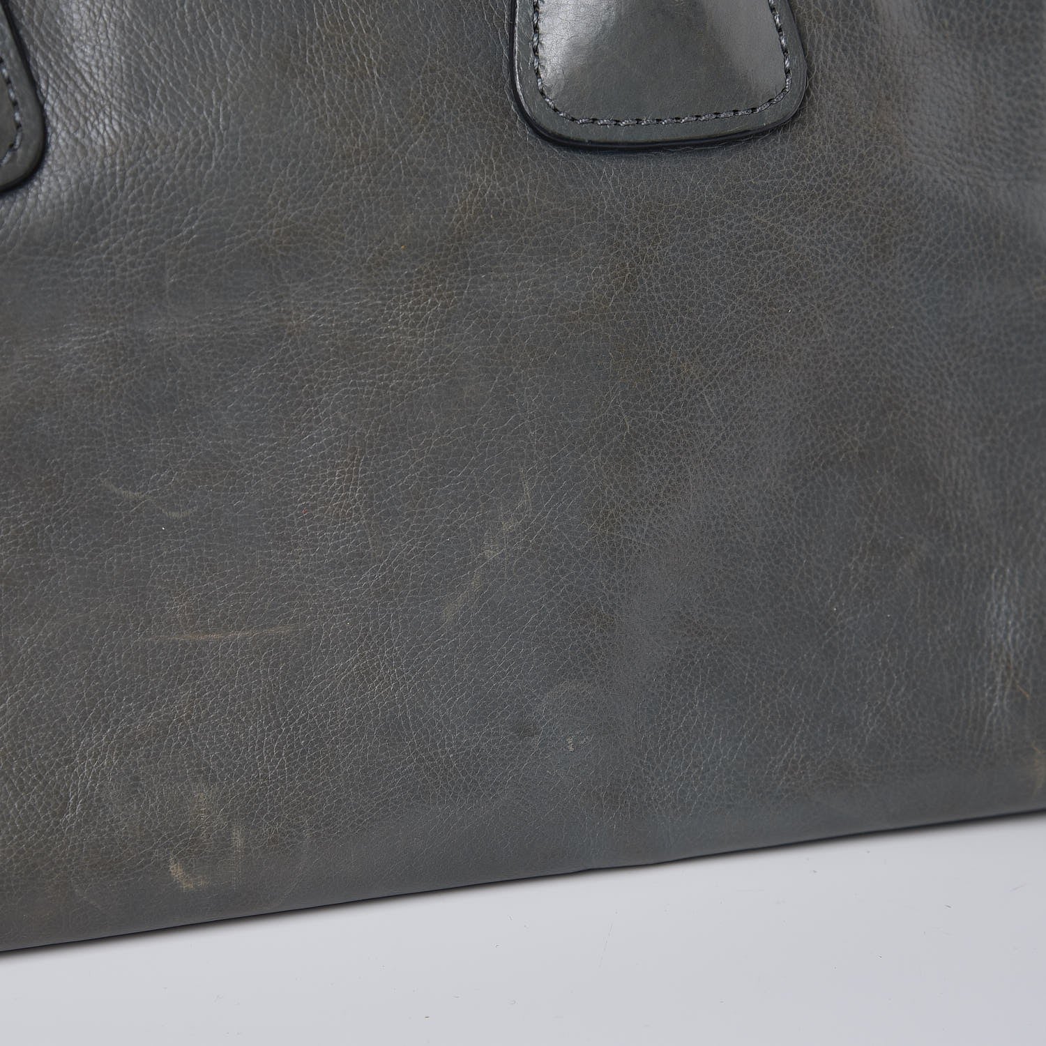 Prada Glace Calf Twin Pocket Tote Marine 10 of 10