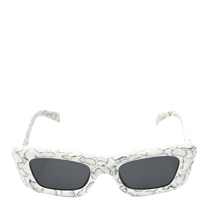 Prada Acetate Symbole Sunglasses SPR 13Z White Marble 2 of 8