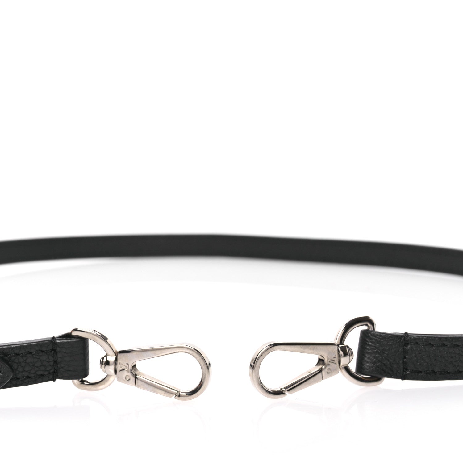 Louis Vuitton Calfskin 20mm Adjustable Shoulder Strap Black 3 of 3