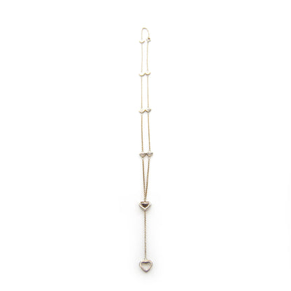 Tiffany Sterling Silver Heart Lariat Necklace 1 of 7