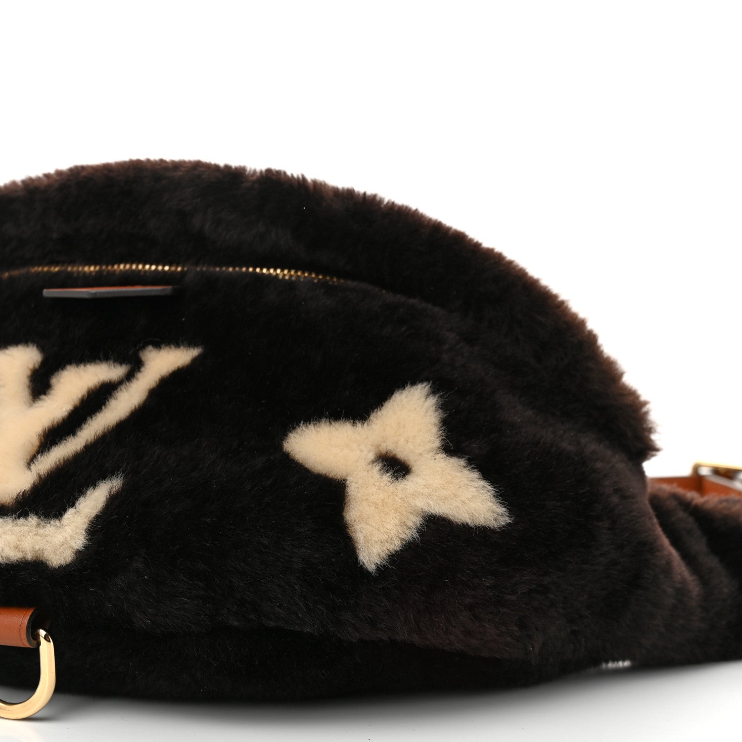 Louis Vuitton Shearling Monogram Bumbag Chocolate Cream 9 of 9