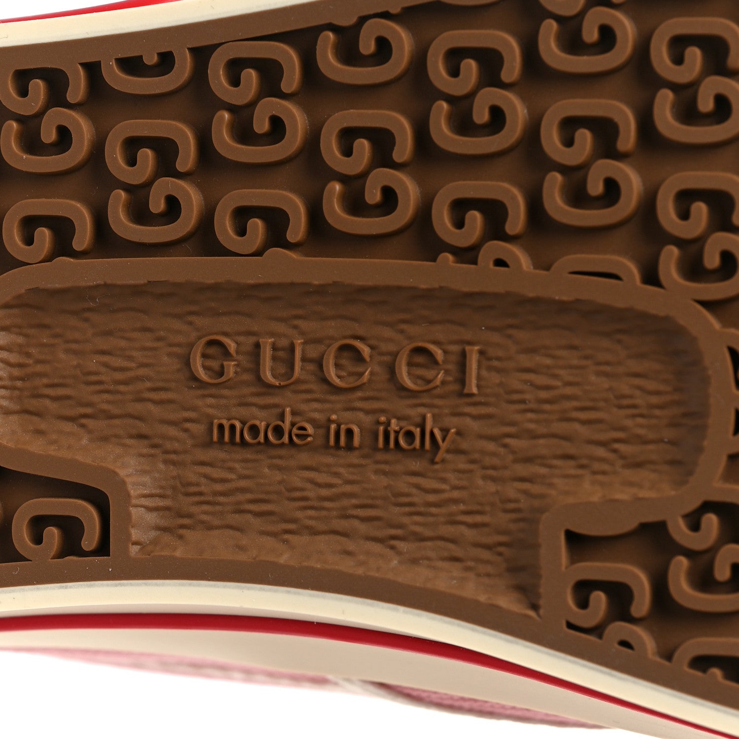 Gucci Old Tennis Tweed Womens 1977 Tennis Slip On 30mm Sneakers 39.5 Wild Rose Mystic White 6 of 8