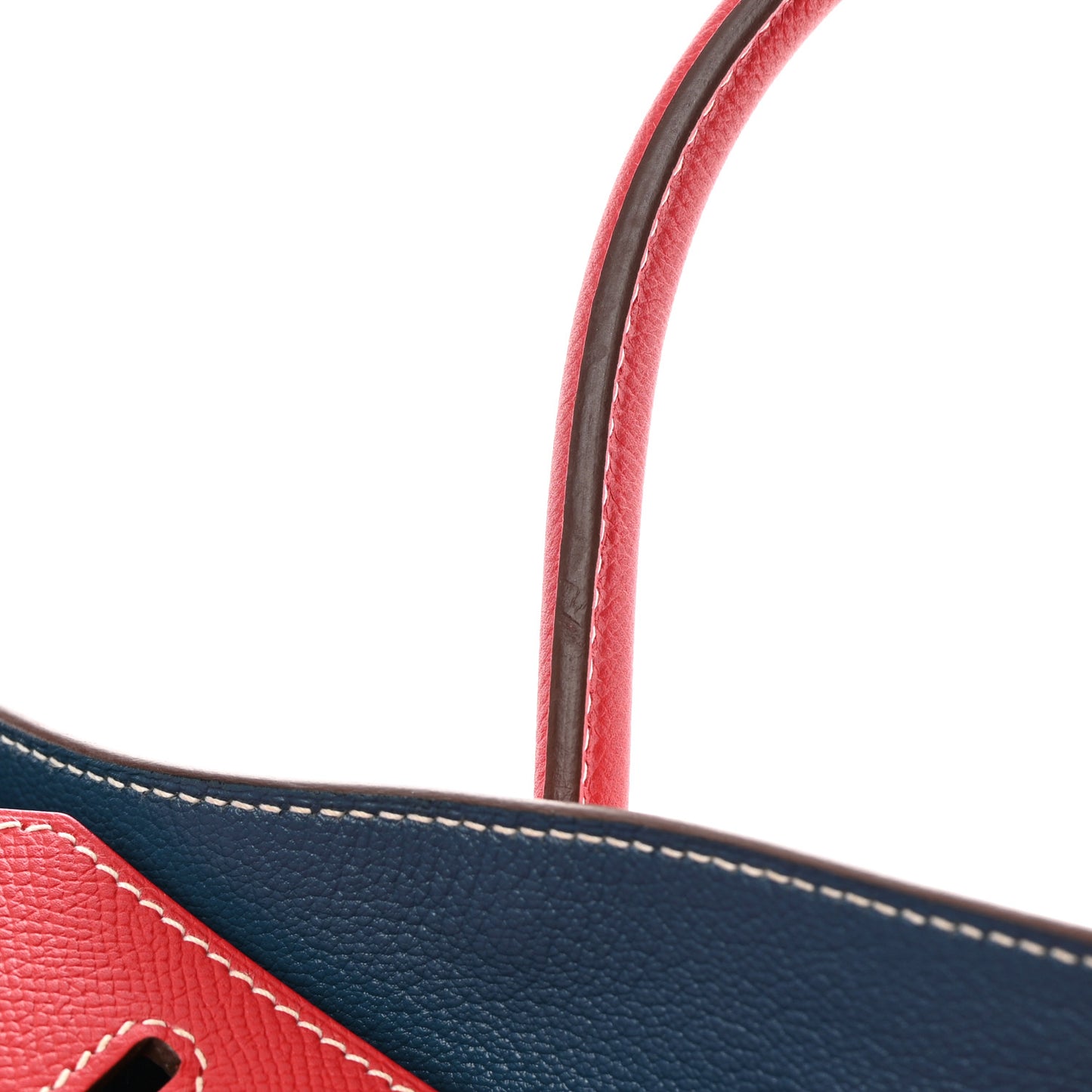 Epsom Candy Birkin 35 Rouge Casaque Bleu Thalassa