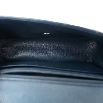 Chanel Iridescent  Caviar Quilted Mini Rectangular Flap  Dark Blue 5 of 11