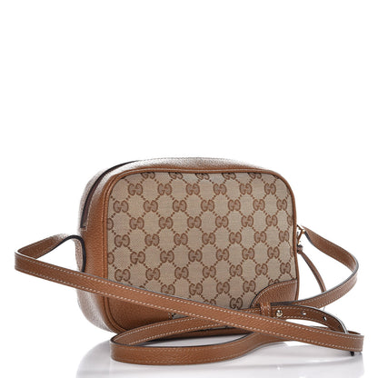 Gucci Monogram Mini Bree Messenger Bag Beige Tabacco 3 of 8