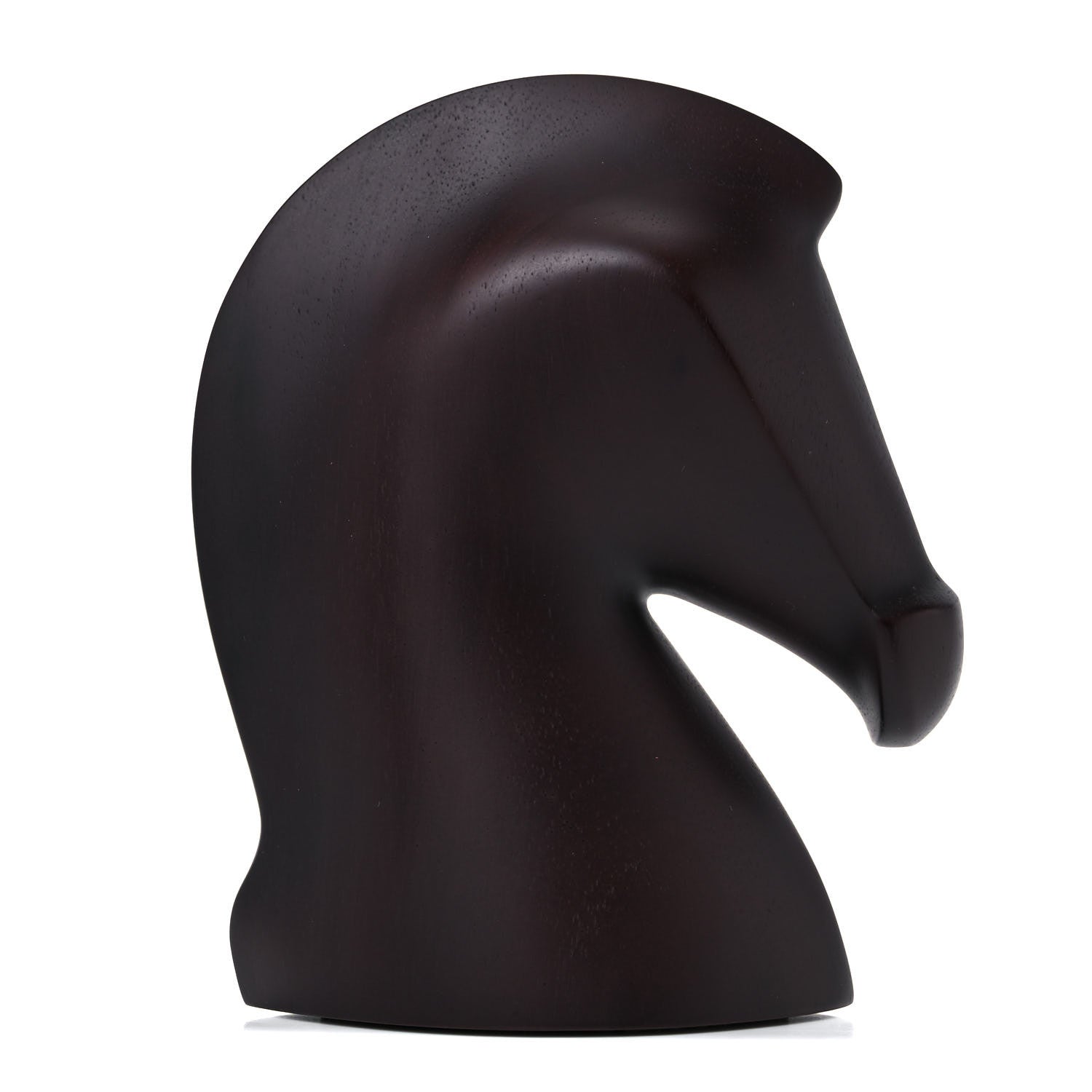 Hermes Mahogany Wood Samarcande Paperweight Etoupe 3 of 7