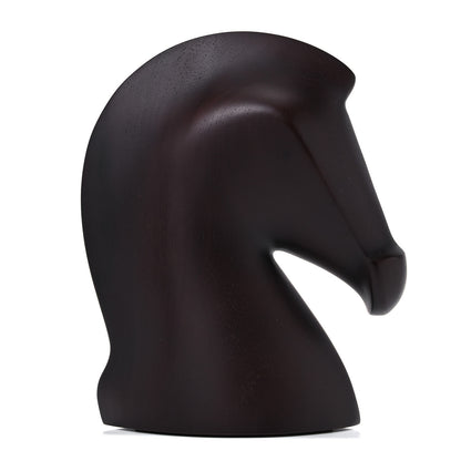 Hermes Mahogany Wood Samarcande Paperweight Etoupe 3 of 7