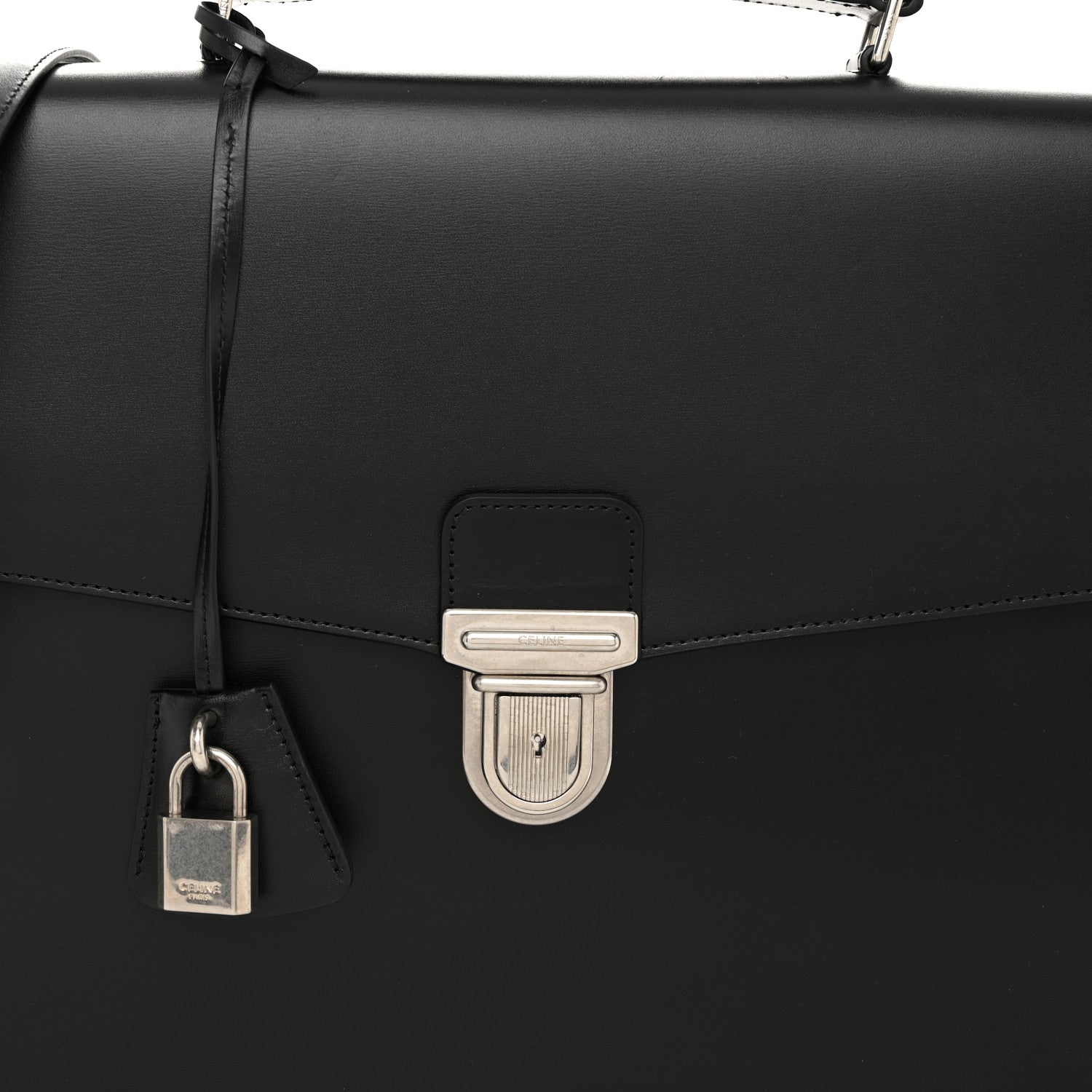 Celine Box Cartable Medium Briefcase Black 8 of 10