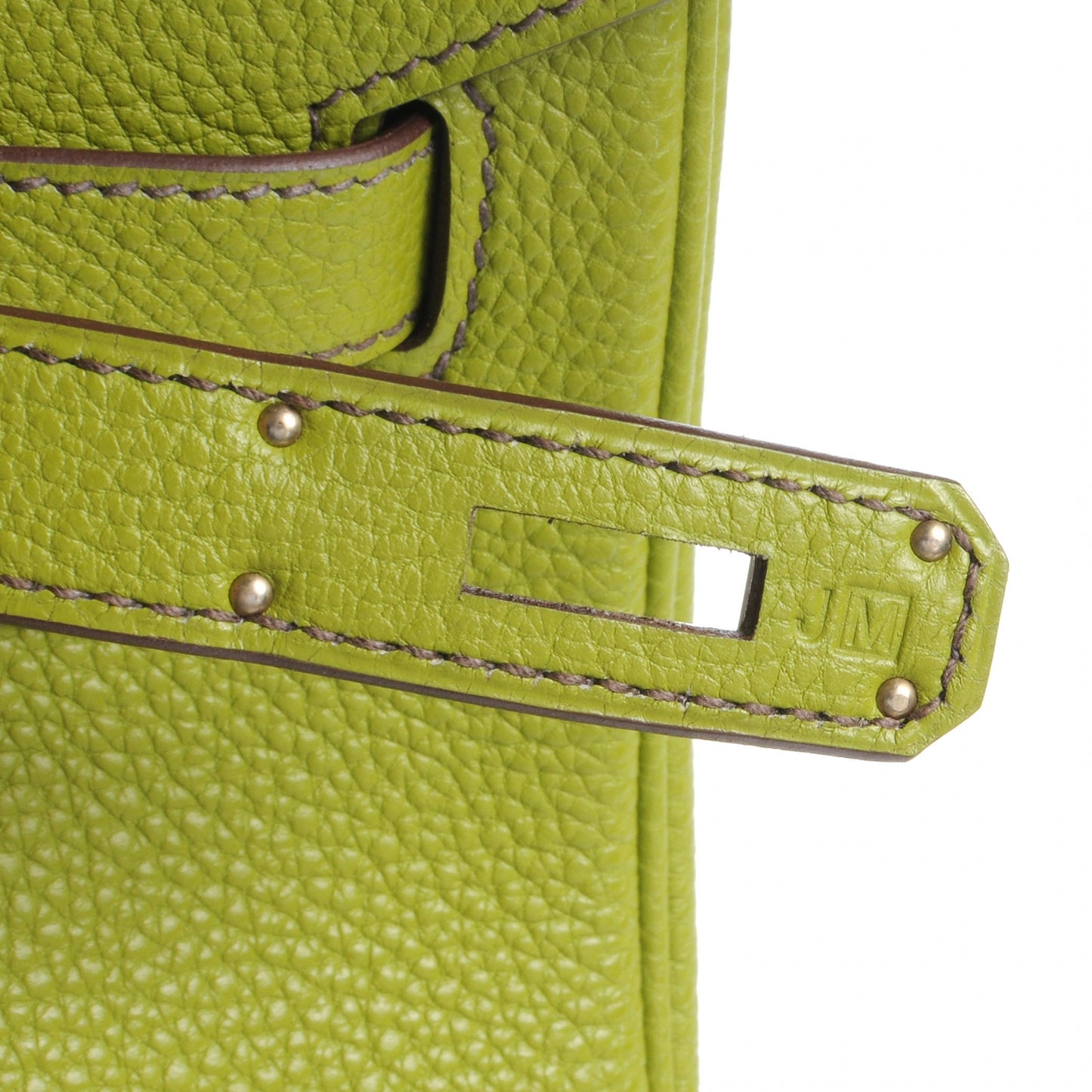 Togo Birkin 35 Vert Anis