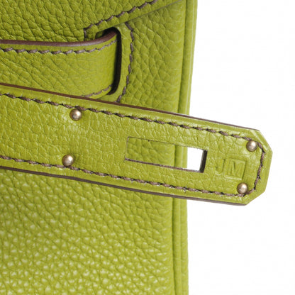 Hermes Togo Birkin 35 Vert Anis 6 of 11