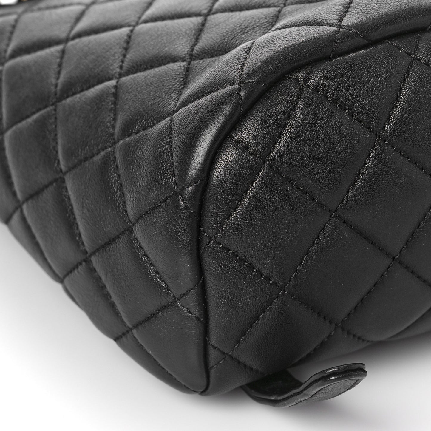 Lambskin Quilted Mini Urban Spirit Backpack Black