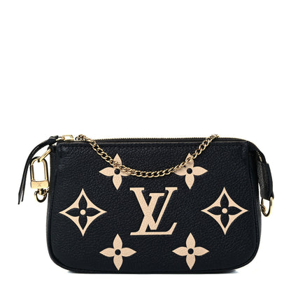 Louis Vuitton Empreinte Monogram Giant Mini Pochette Accessories Black 1 of 9