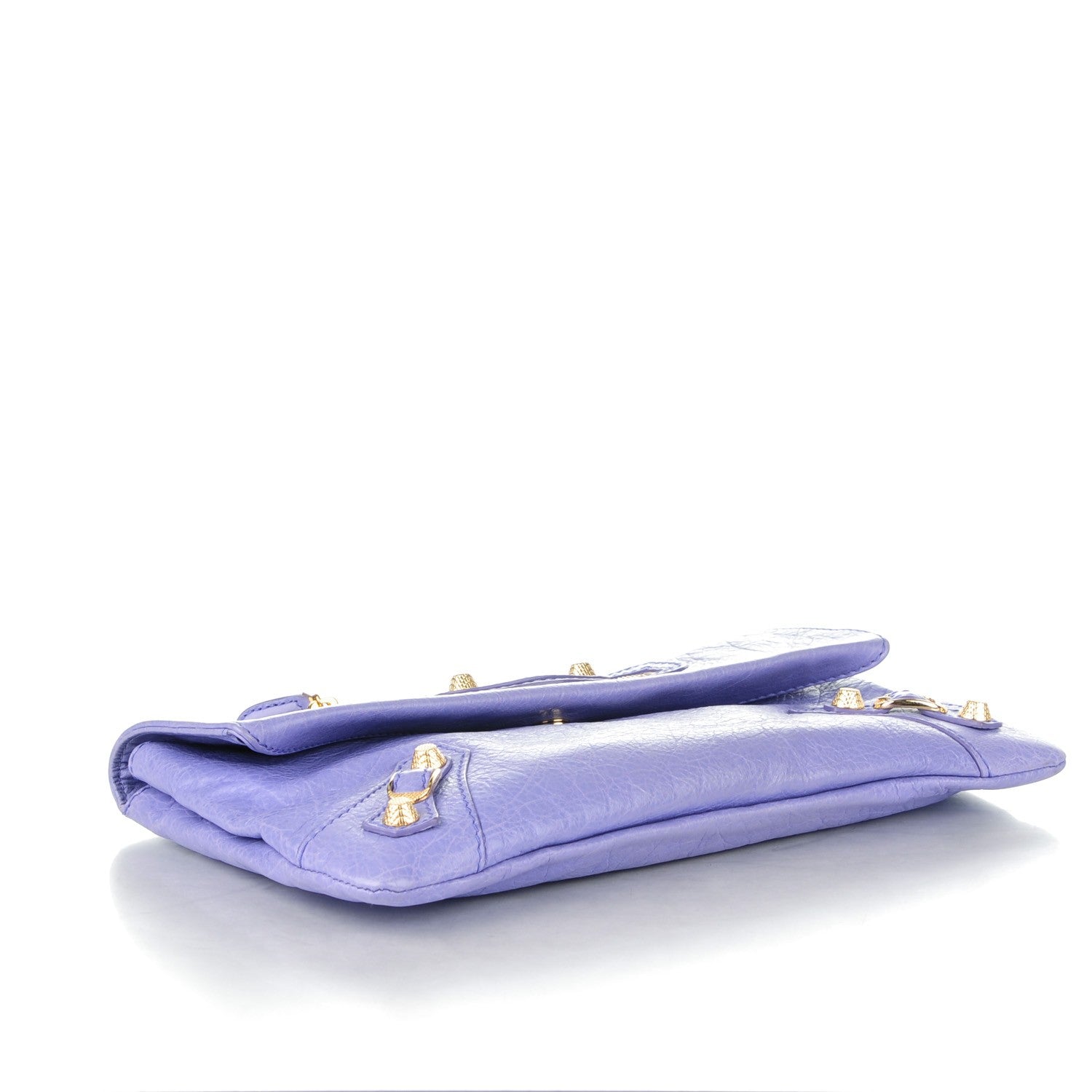 Balenciaga Agneau Giant 12 Gold Hardware Envelope Clutch Mauve 4 of 7