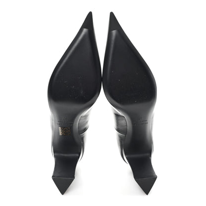 Balenciaga Calfskin Blade Knife Pumps 37 Black 6 of 10