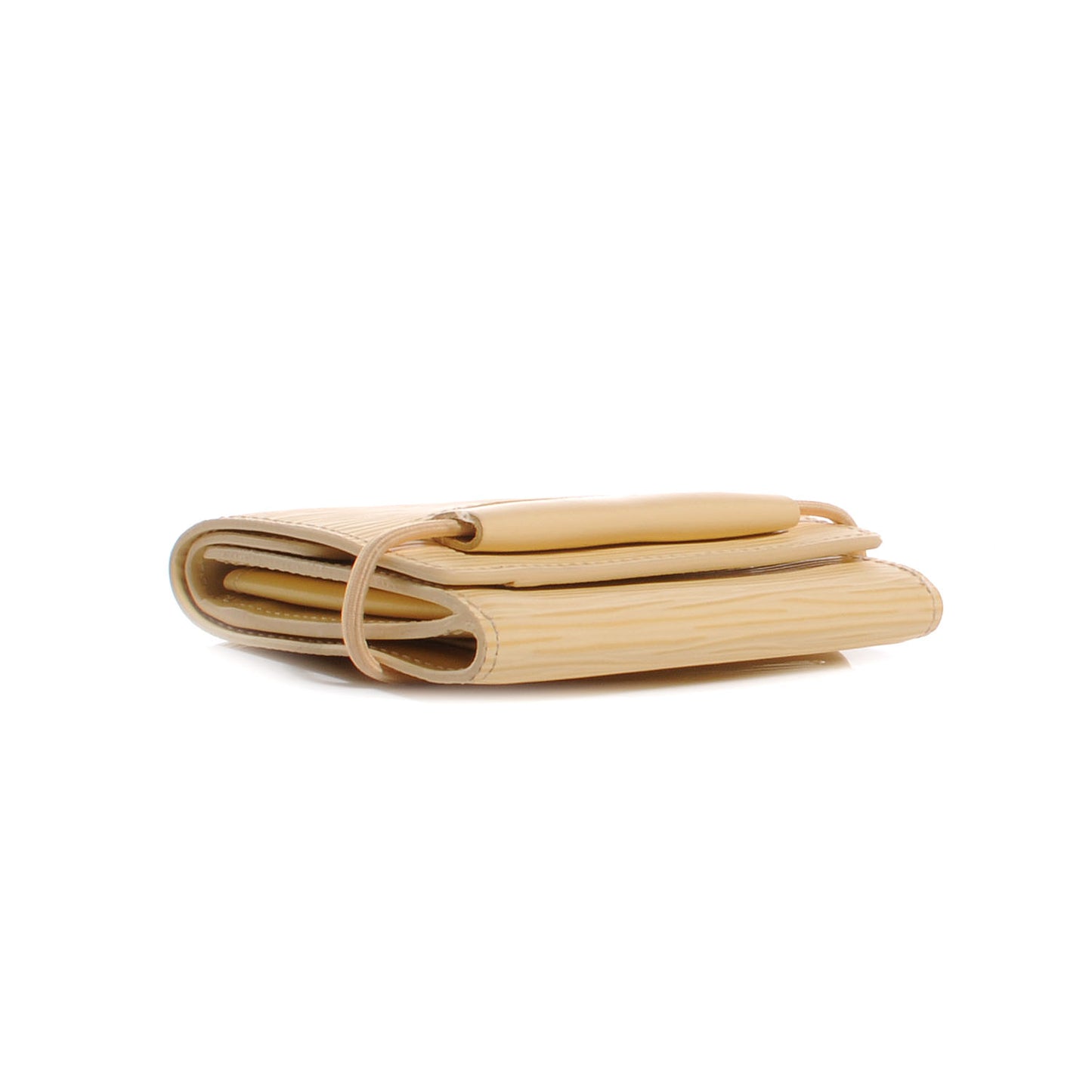 Epi Porte-Monnaie Elastique Wallet Vanilla
