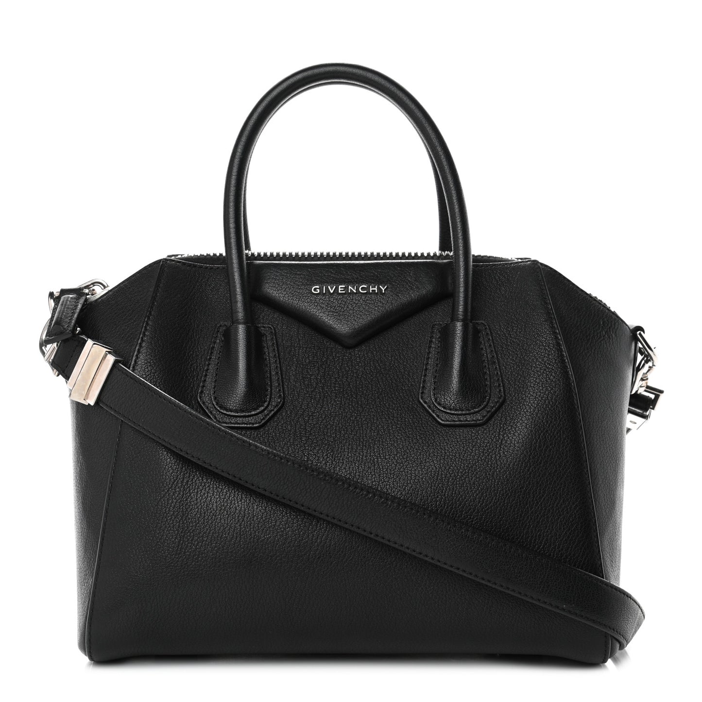 Sugar Goatskin Small Antigona Black