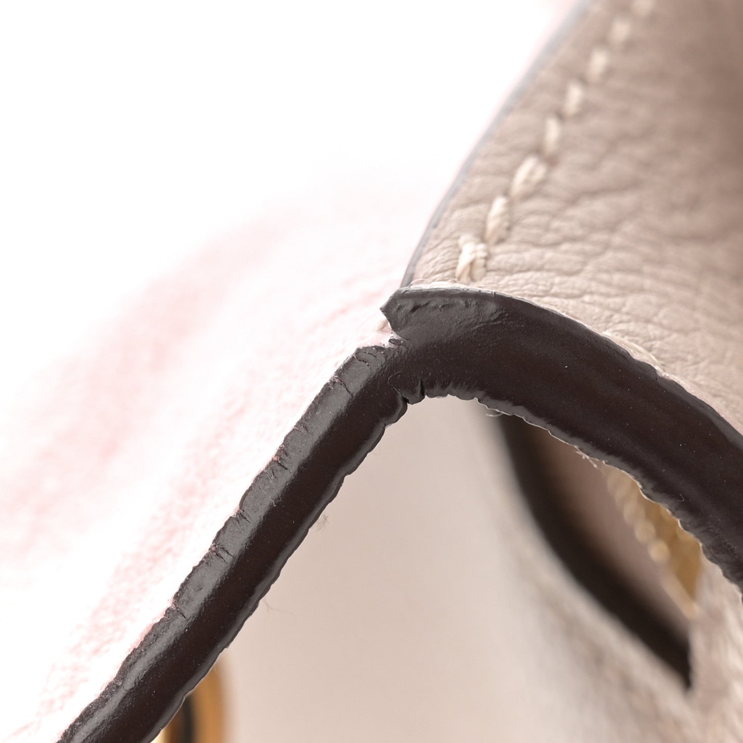 Louis Vuitton Soft Calfskin Mylockme Chain Bag BB Greige 13 of 14