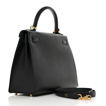 Hermes Epsom Kelly Sellier 28 Black 3 of 15