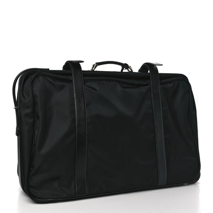 Prada Tessuto Nylon Saffiano Rolling Duffle Black 2 of 7