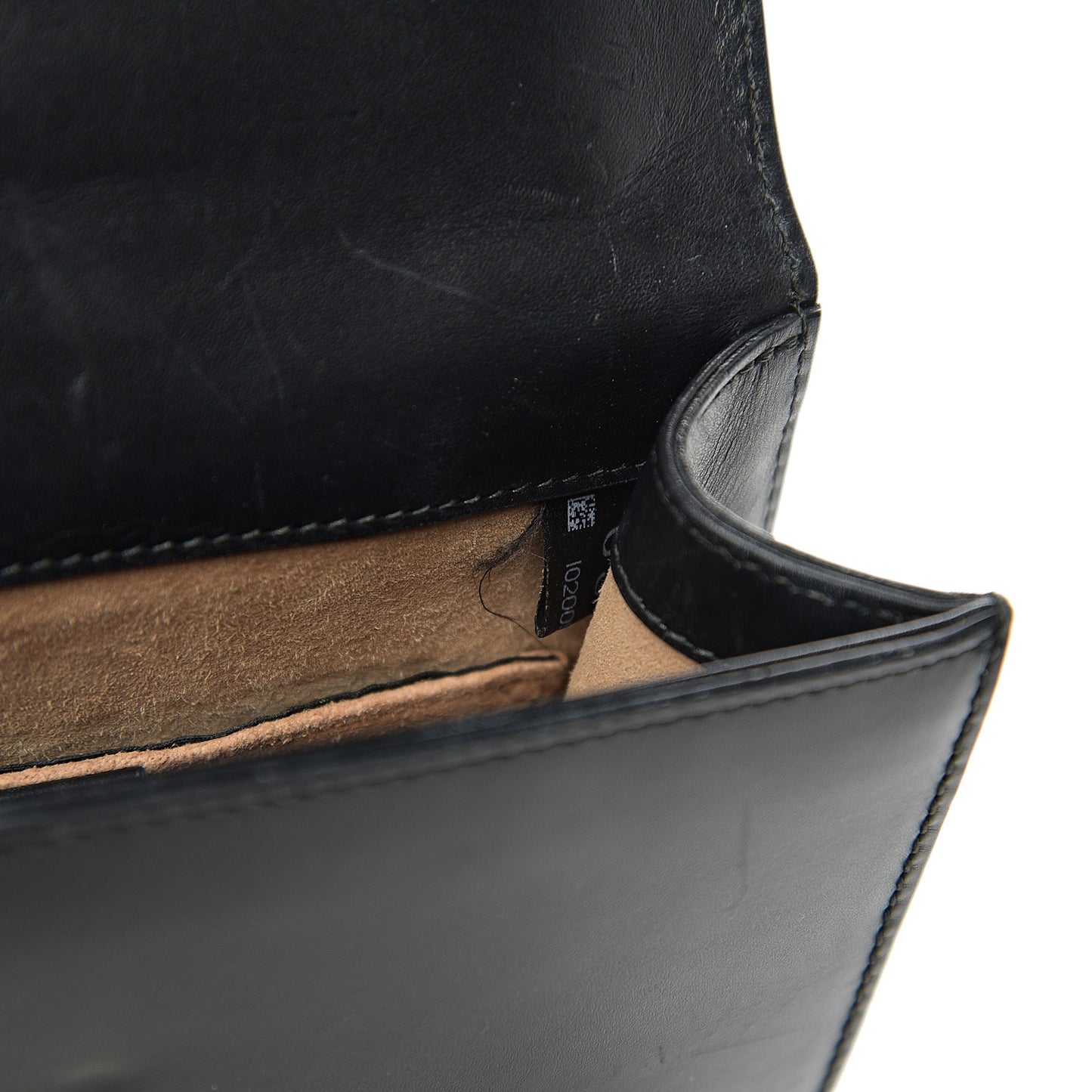 Calfskin Mini Sylvie Chain Shoulder Bag Black