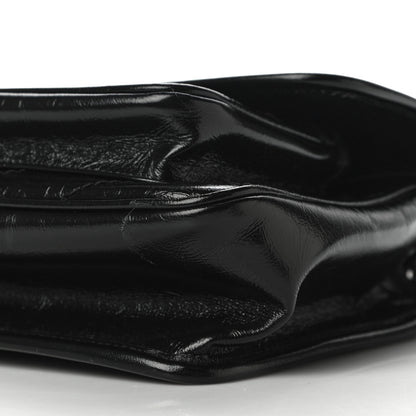 Saint Laurent Crinkled Calfskin Matelasse Monogram Baby Niki Chain Satchel Black 10 of 10