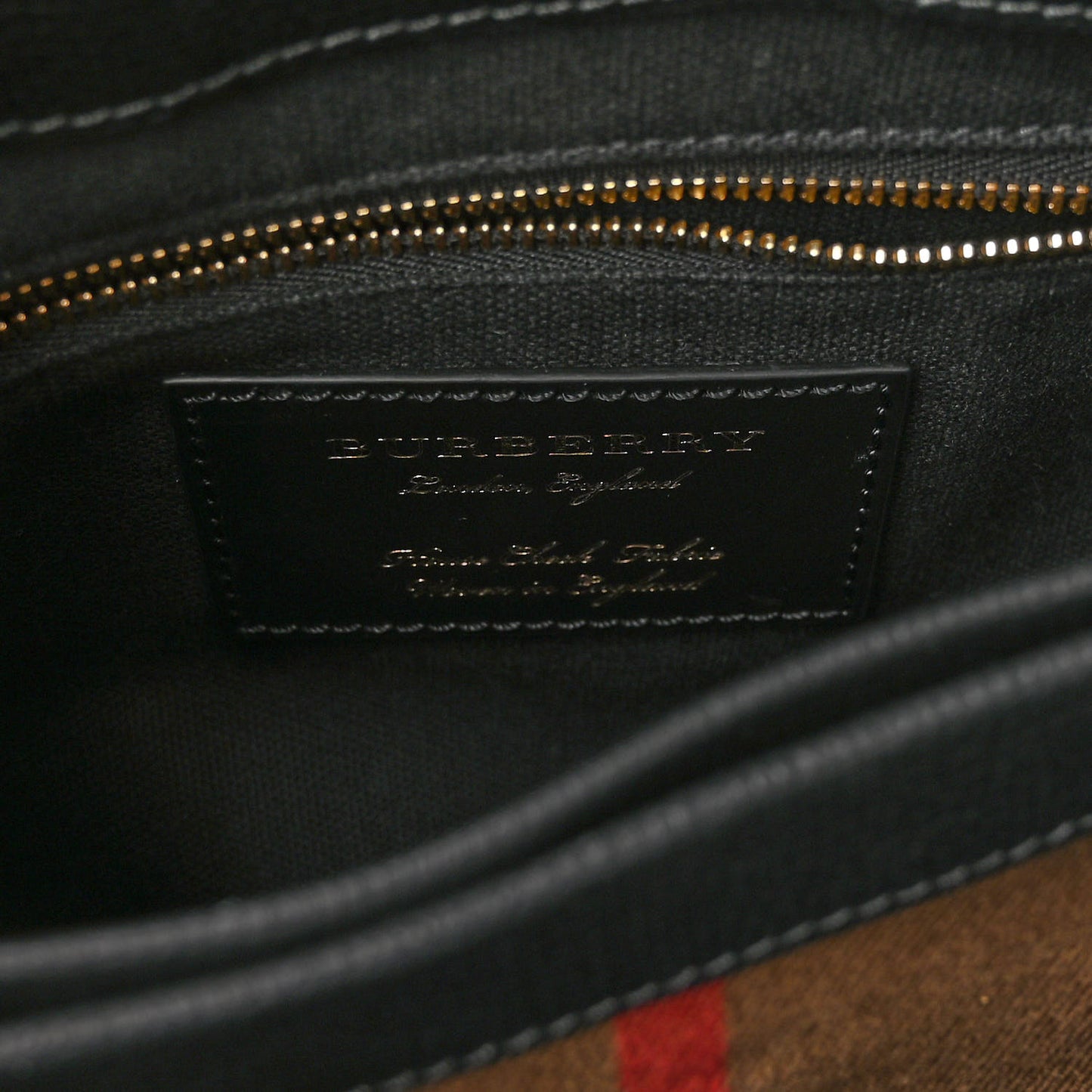 Derby Calfskin House Check Small Camberley Black