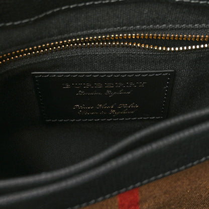 Burberry Derby Calfskin House Check Small Camberley Black 6 of 9