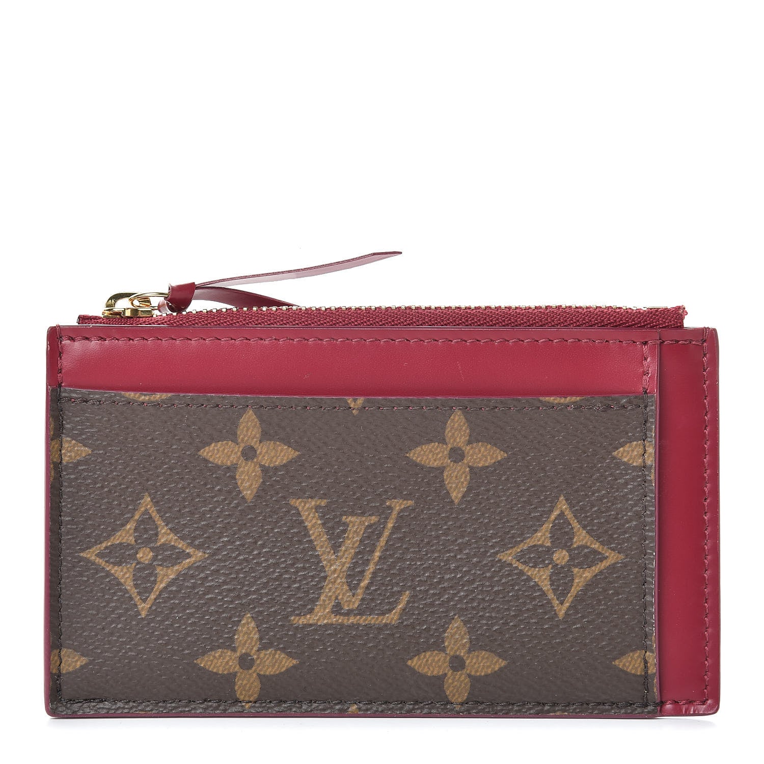 Louis Vuitton Monogram Zipped Card Holder Fuchsia 1 of 7