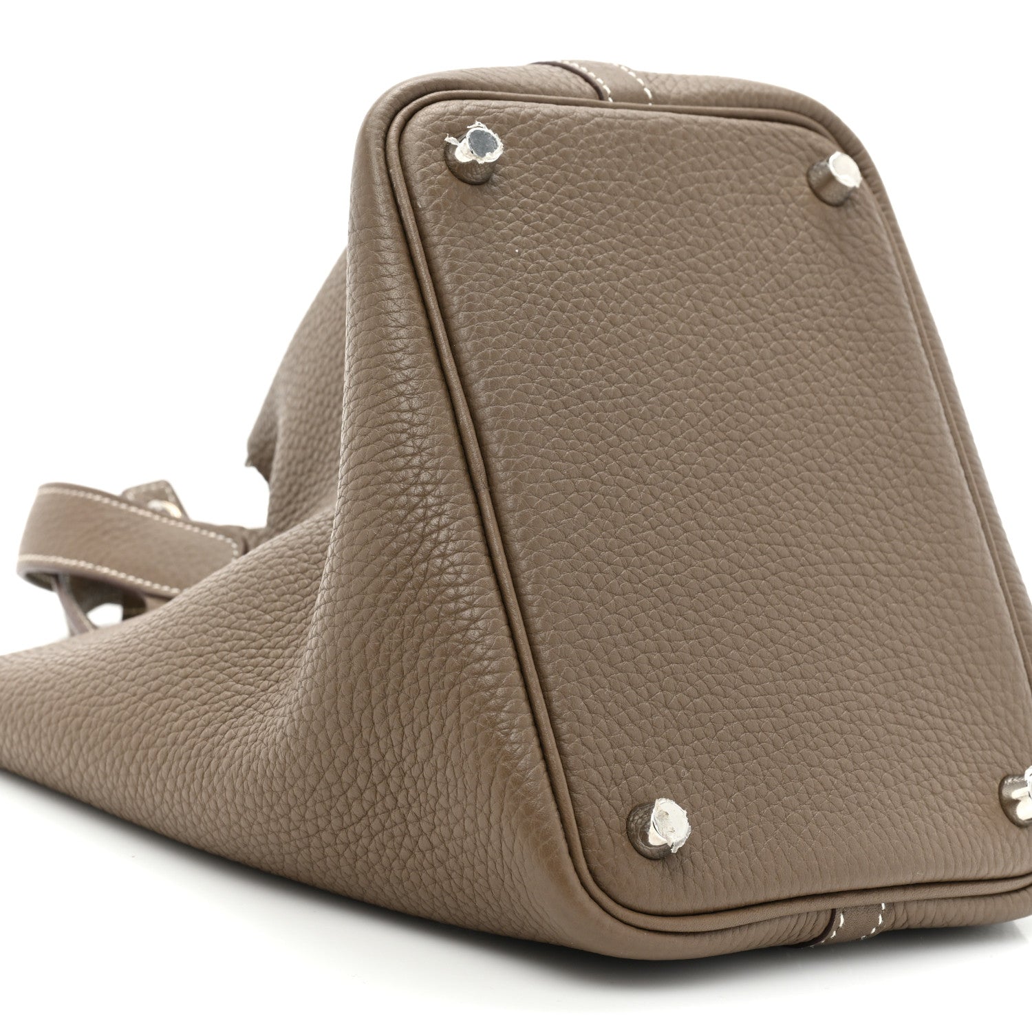 Hermes Taurillon Clemence Picotin Lock 18 PM Etoupe 9 of 9