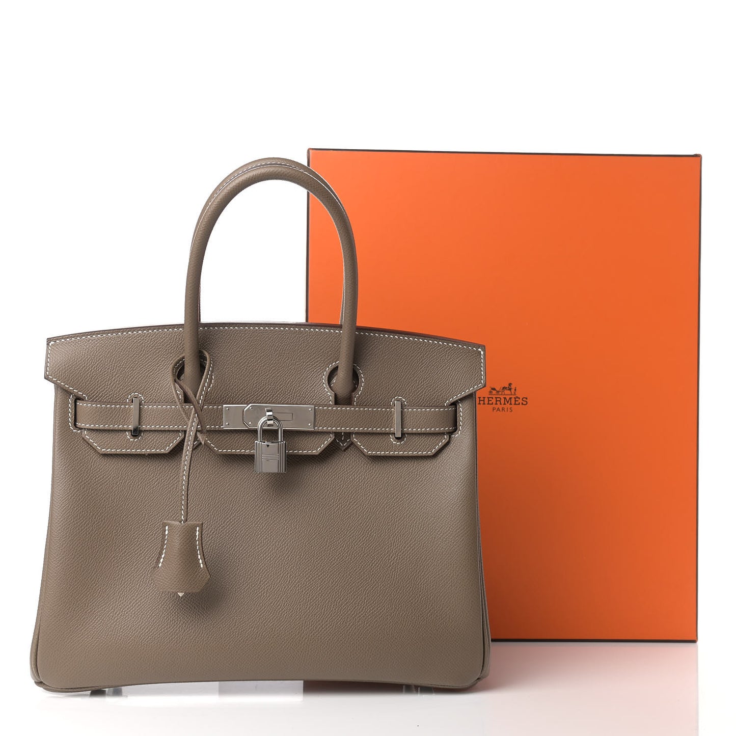 Epsom Birkin 30 Etoupe