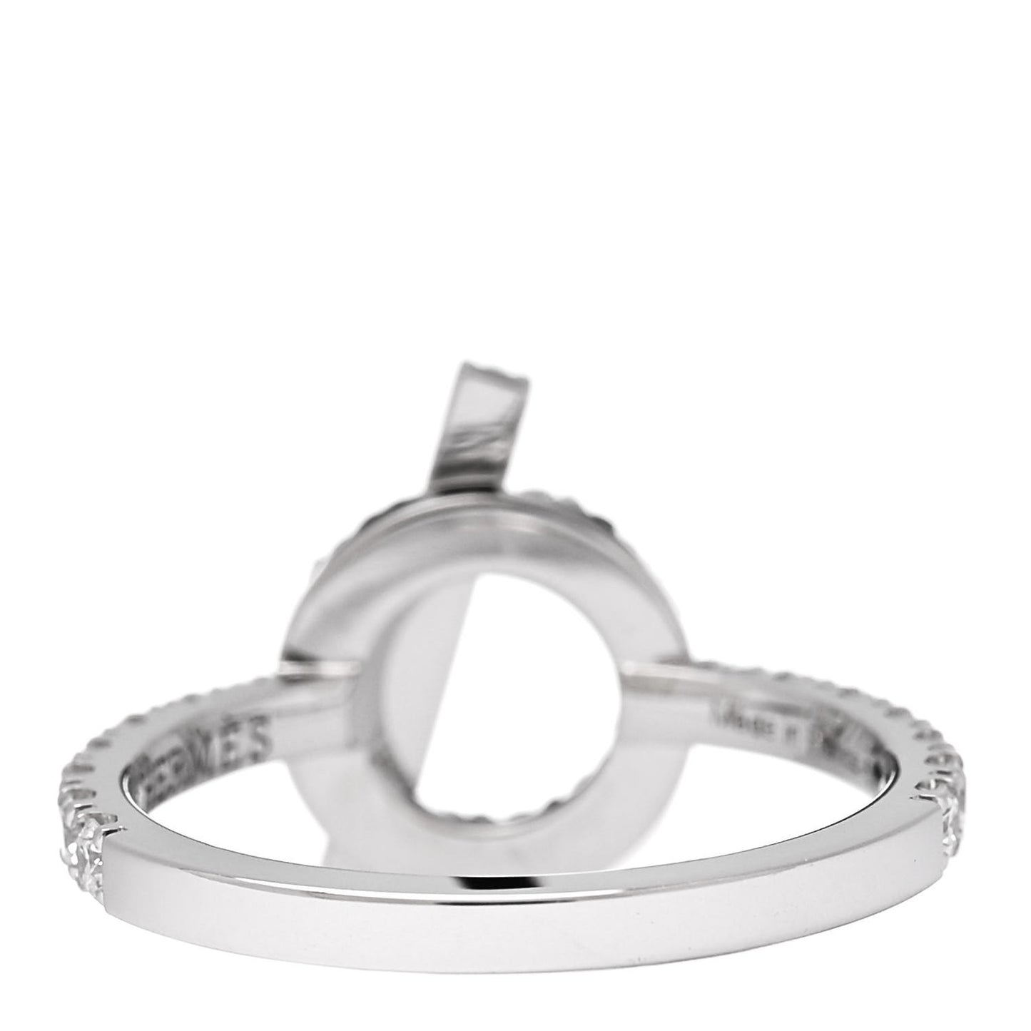 18K White Gold Diamond Finesse Ring 55 7.25