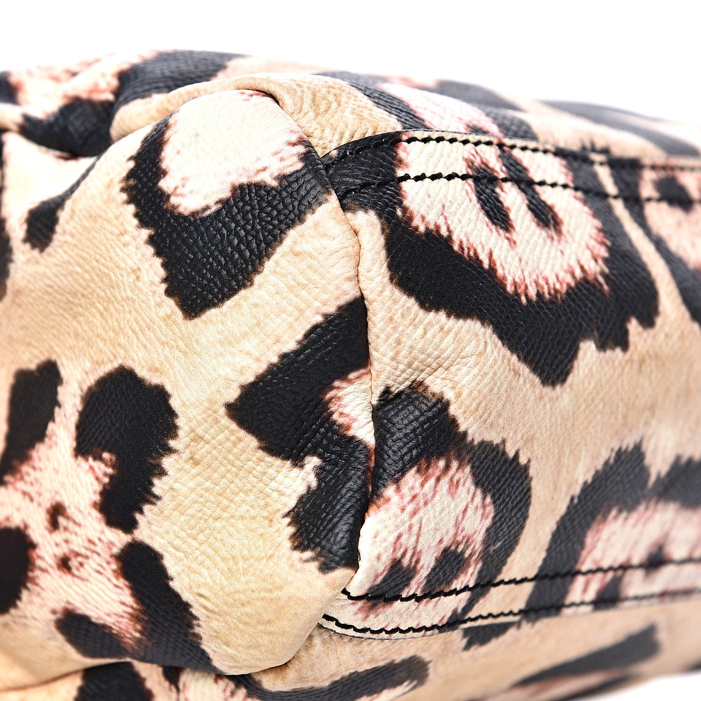 Calfskin Jaguar Print Mini Pandora Multicolor