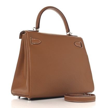 Hermes Togo Kelly Retourne 28 Gold 3 of 14