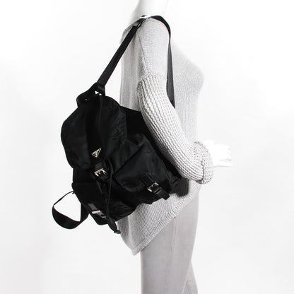 Prada Nylon Vela Medium Backpack Black 3 of 10