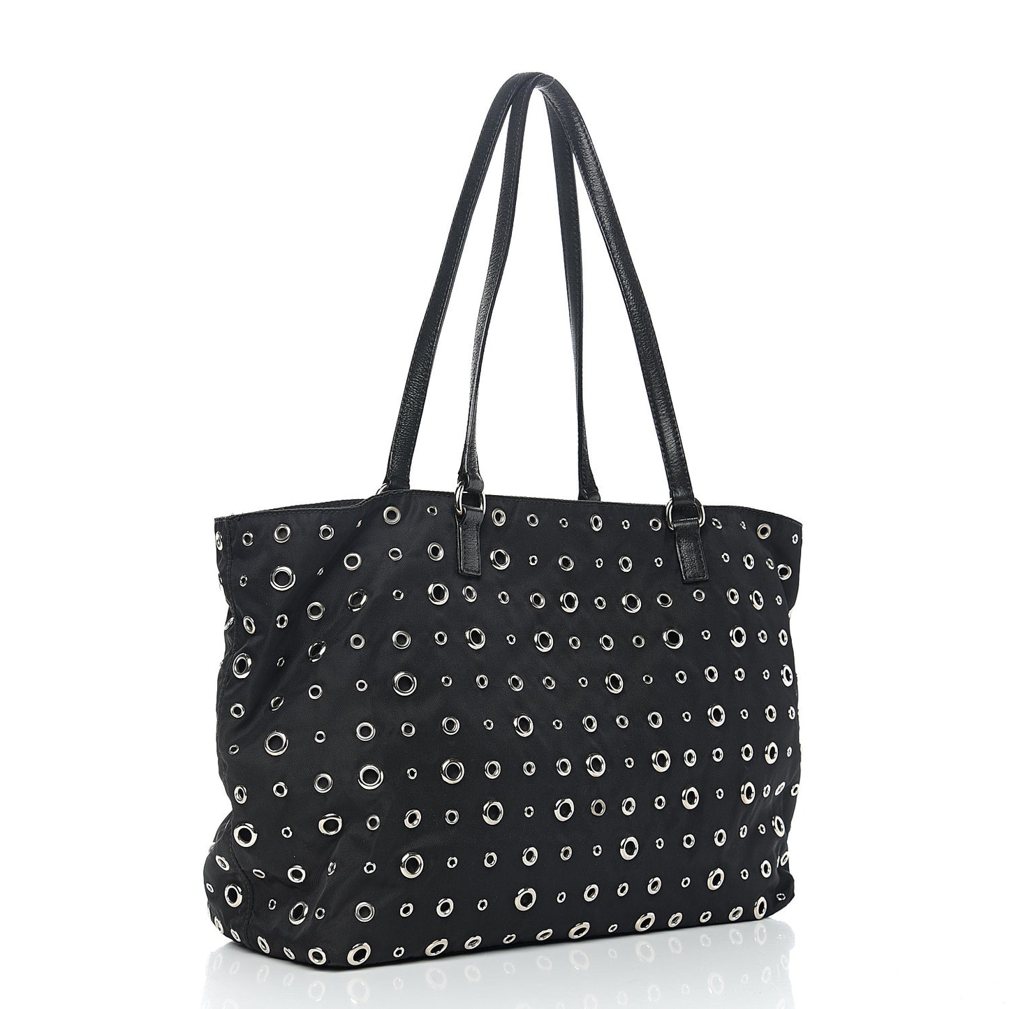 Nylon Metal Grommet Bag Black