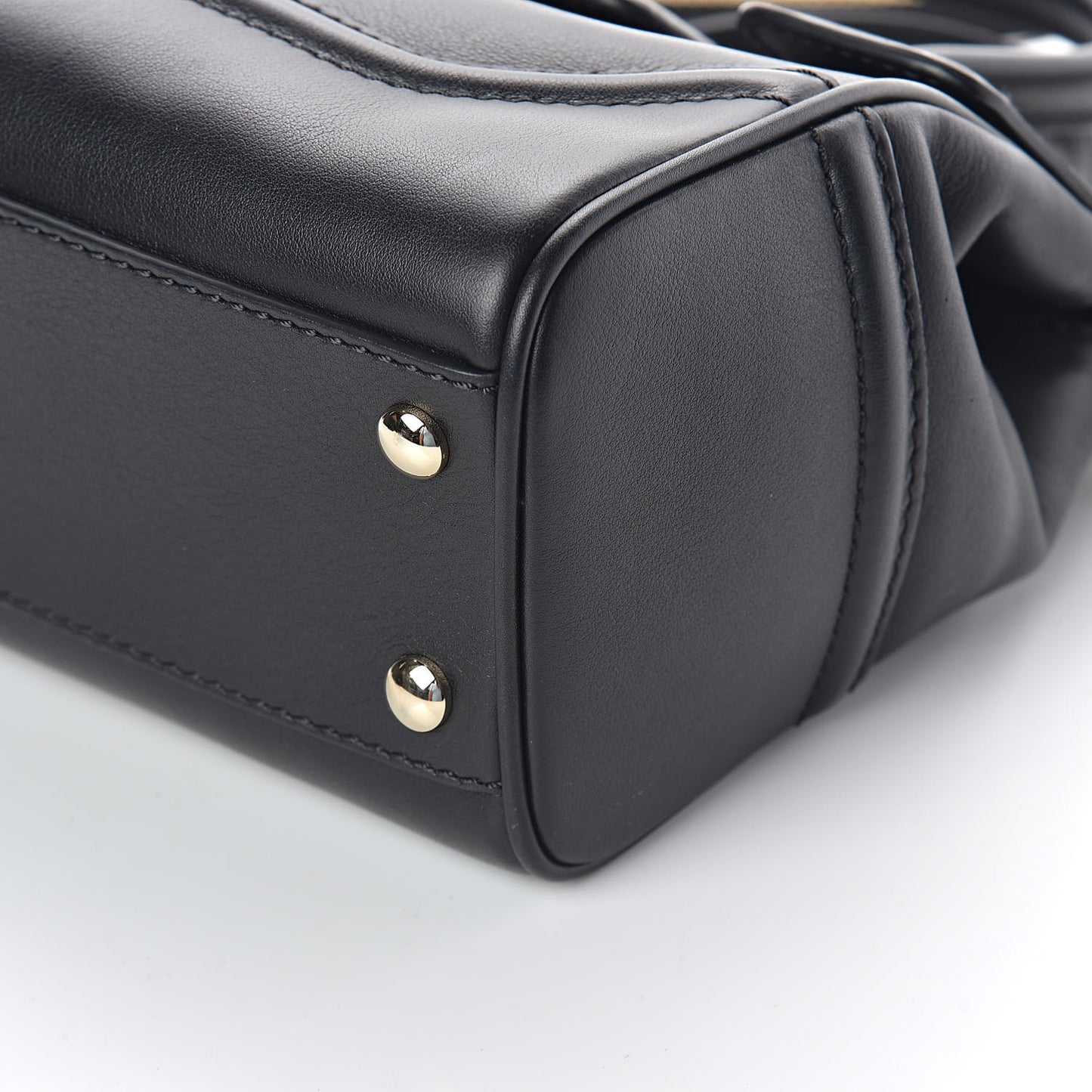 Calfskin Medium Palazzo Empire Bag Black