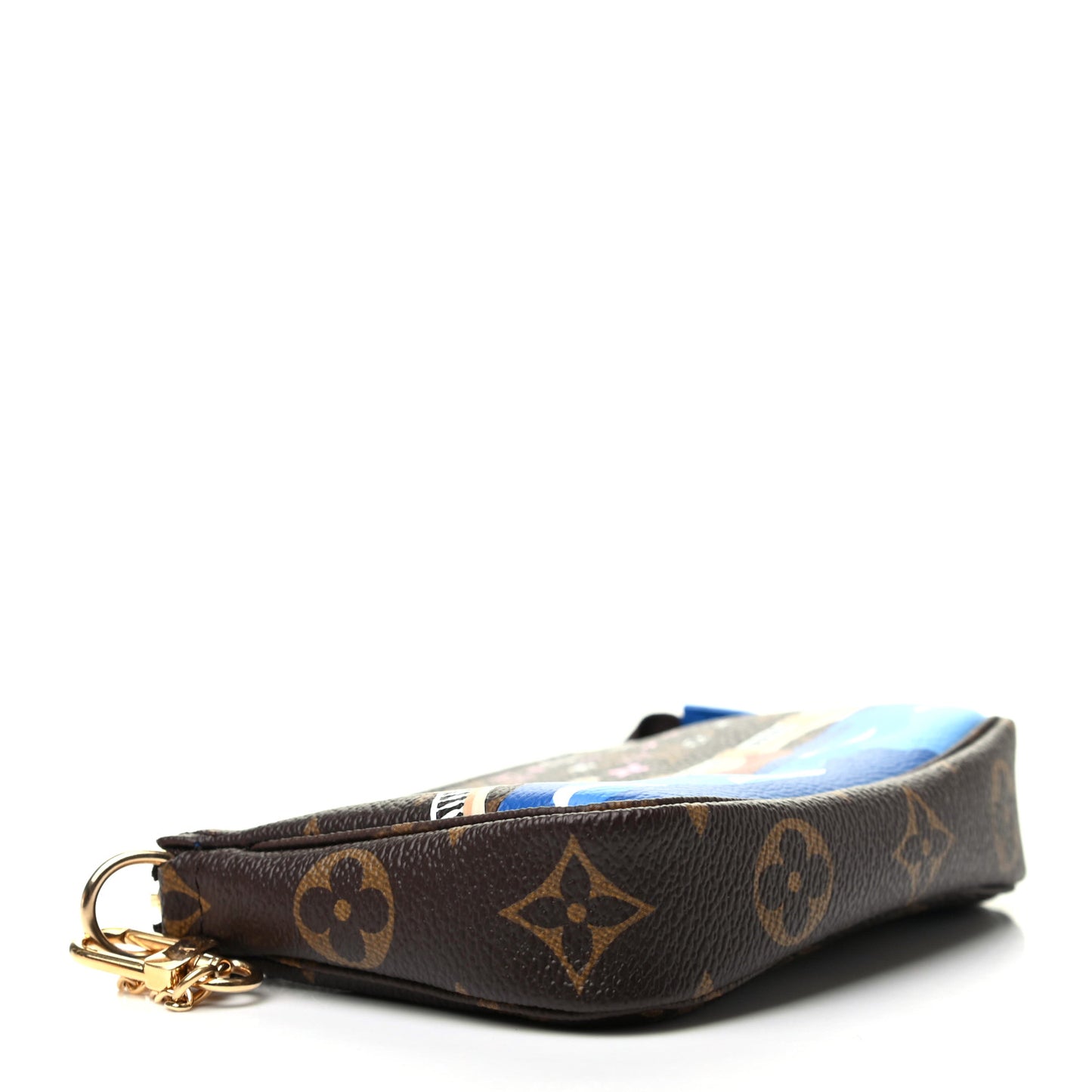 Monogram 2019 Christmas Animation Mini Venice Pochette Accessories Blue